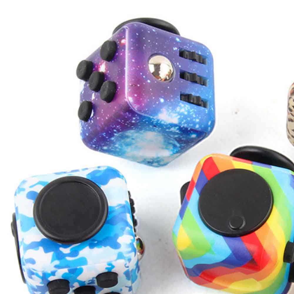 Fidget Cube Spinner – Stress Relief Finger Hand Magic Toy for Anxiety, ADHD, Adults & Teens