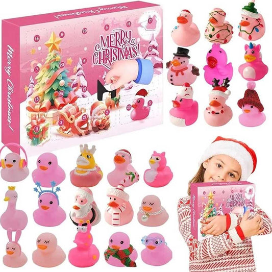 Pink Duck 2025 Christmas Advent Calendar - 24-Day Surprise Countdown to Christmas