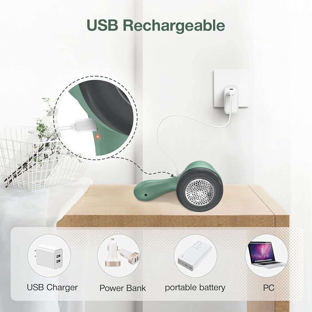 Electric Lint Remover USB - Clothes Bobble Fabric Fluff Shaver