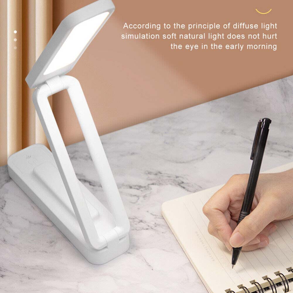 Foldable LED Desk Table Lamp Touch Dimmable Bedside Reading Study Night Light