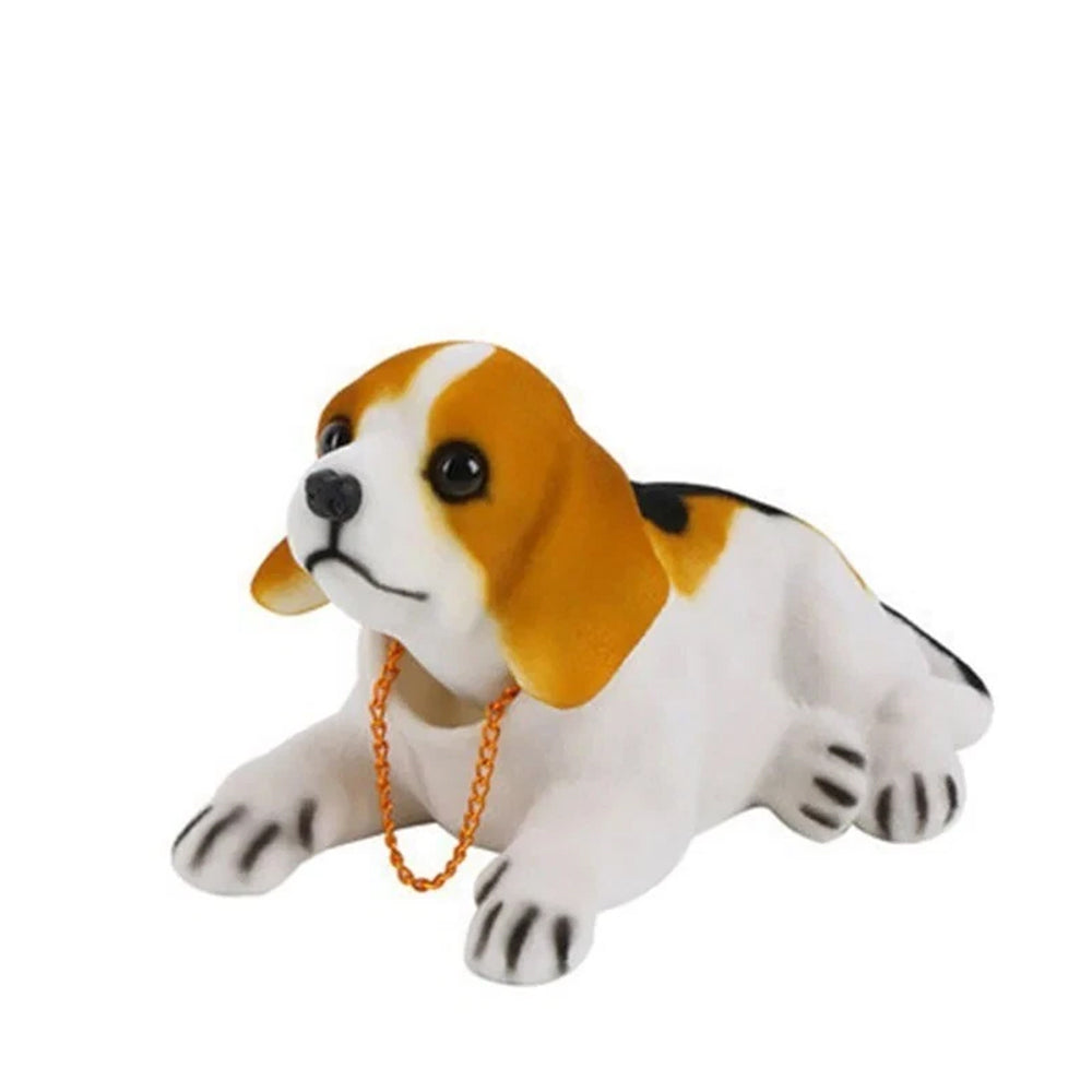 Cute Swing Head Dog Toy – Nodding Bobble Head Puppy for Car Dashboard, Home, or Desk Decor