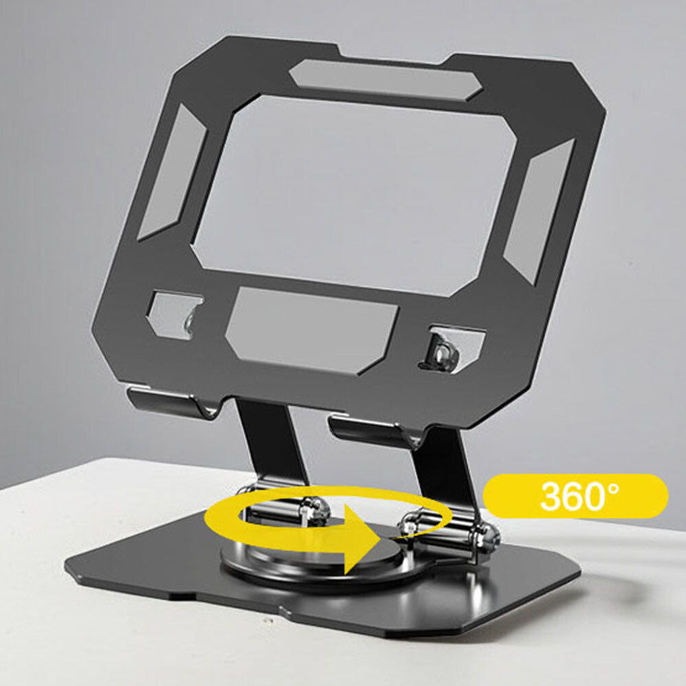 Portable Metal Desktop Swivel Tablet Stand Holder Laptop Riser for iPad/Pro/Air