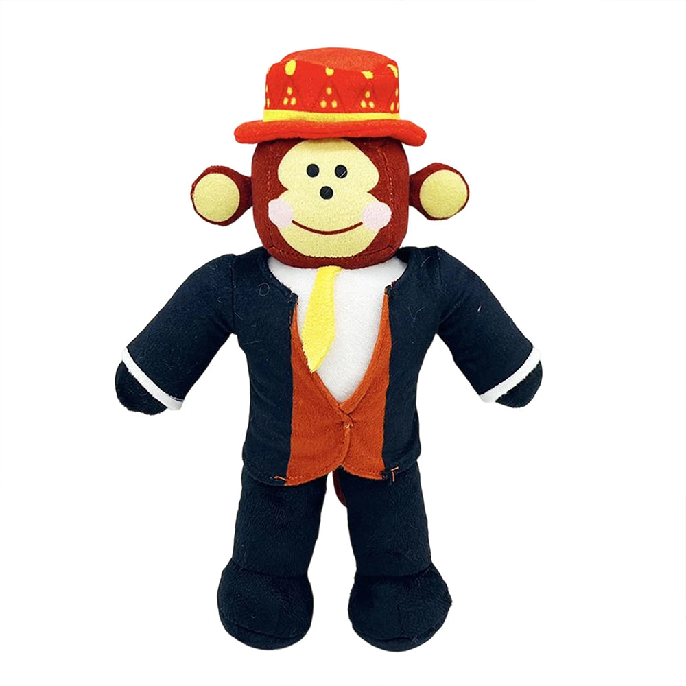 Steal A Brainrot Monkey Plush Toy Funny Cartoon Stuffed Animal Doll Plush for Play & Display