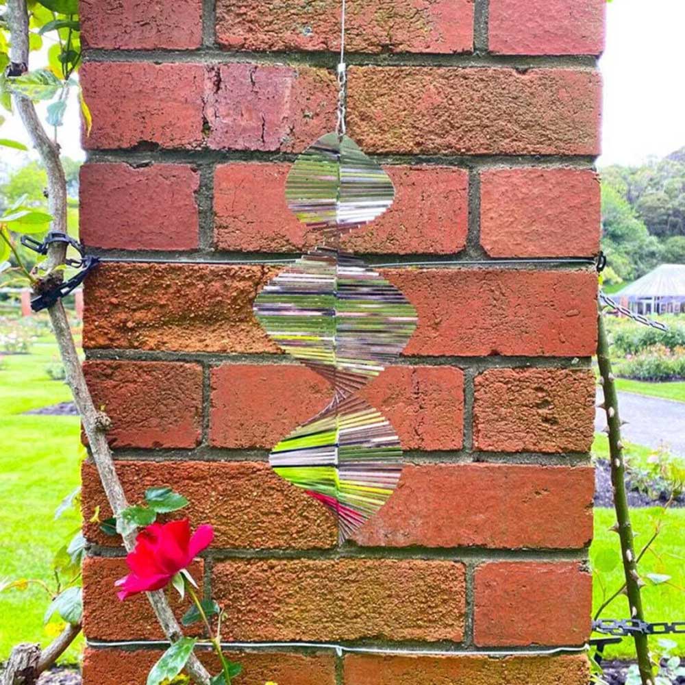 Helix 3D Wind Spinner Metal Outdoor Yard Garden Spinners Hanging Decor Ornaments
