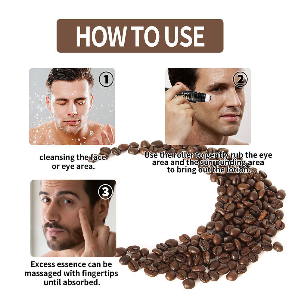 Men's Eye Cream Instant Remove Eye Bags Dark Circles Anti Wrinkle Depuffing Firm