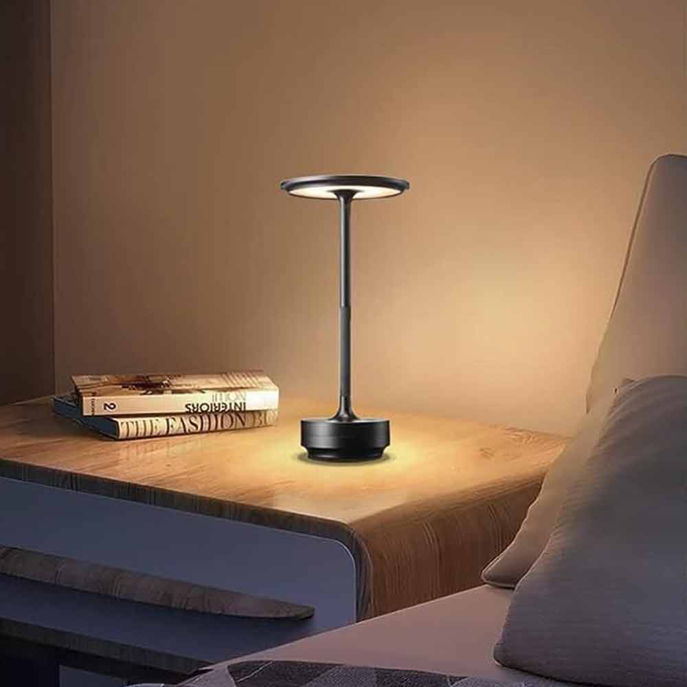 Rechargeable LED Table Desk Lamp Cordless Night Light Bar Hotel Decor