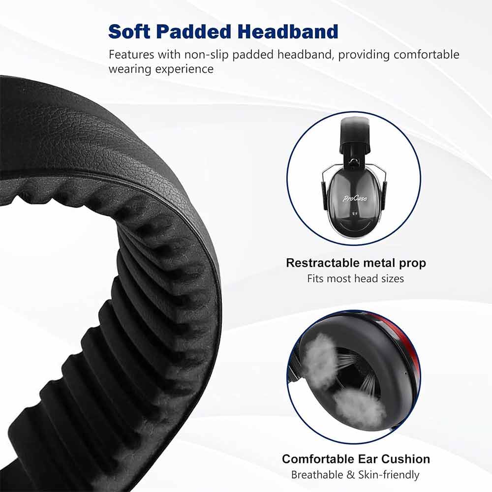 32dB Safety Ear Muffs Earmuffs Noise Reduction Defenders Hearing Protection