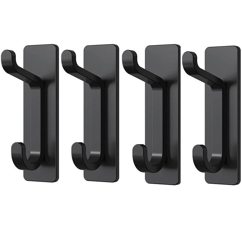4x Self Adhesive Hooks Sticky Extra Strong Hanging up to 6KG Metal Heavy Duty