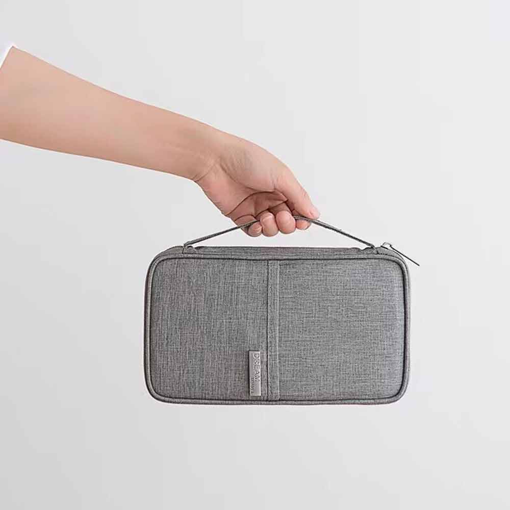 Passport Holder Travel Document Wallet Waterproof RFID Bag Family Case Organizer