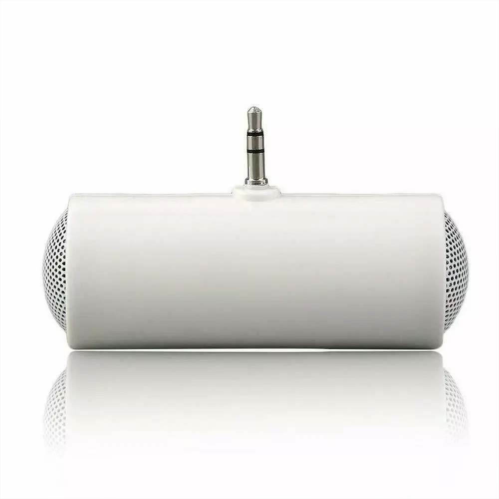 2X Mini Portable Speakers - 3.5mm Plug-in Line-in Stereo Speakers for Phone Tablet