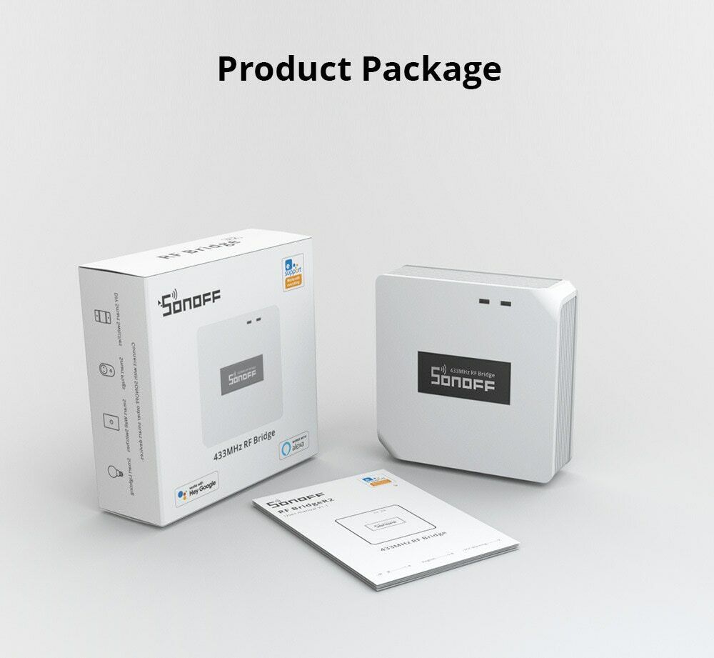 SONOFF RF Wireless Bridge R2 Gateway 433MHz Smart Remote Controller Smart Scenes