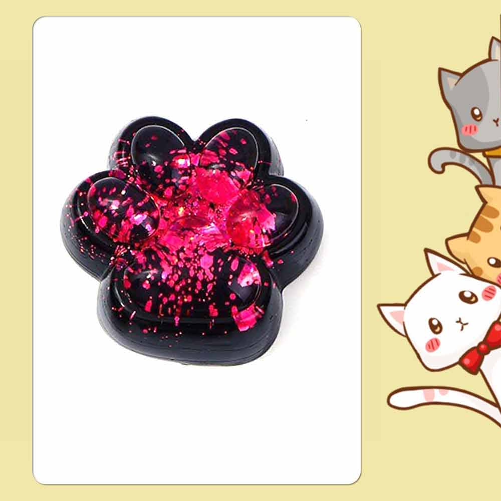 Dark Starry Sky Series Cat Claw Squishy Fidget Toy – Squeeze Cat Paw for Stress Relief