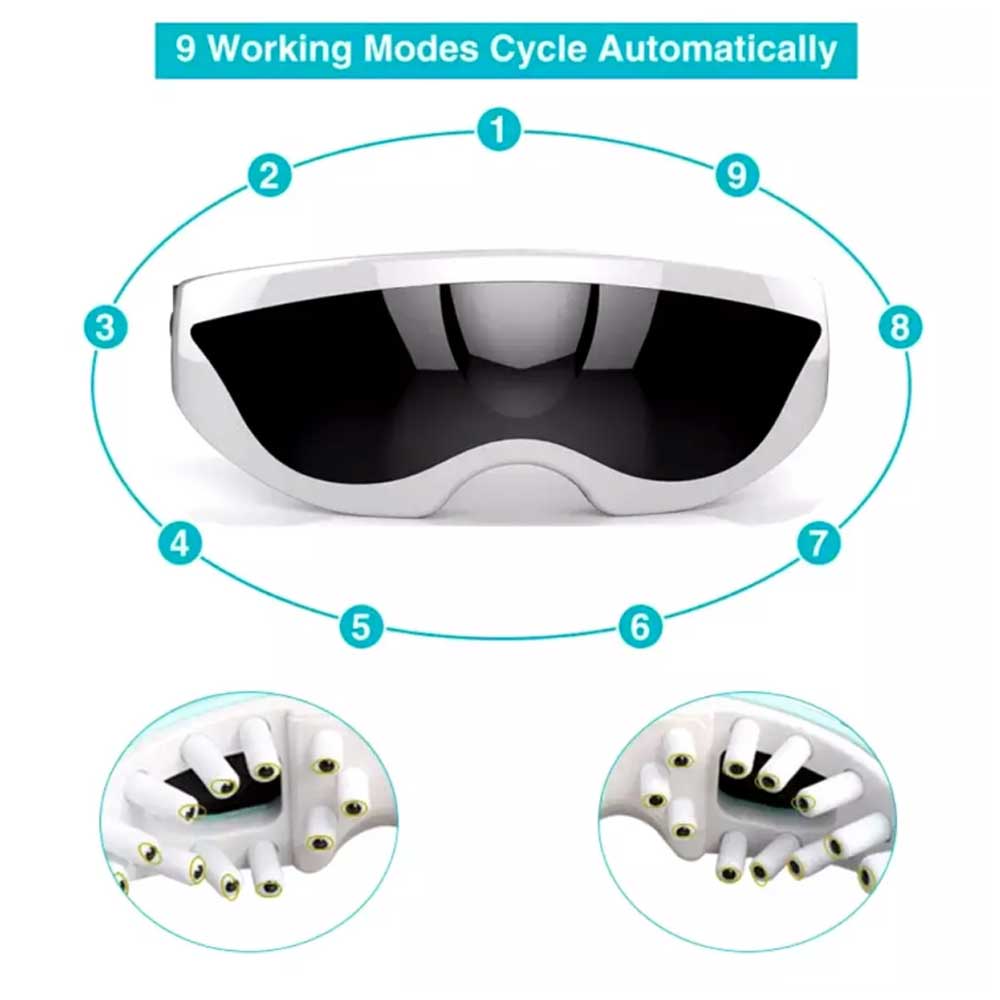 Magnetic Eye massager Electric Vibration Pain Relieve Fatigue relaxing Machine
