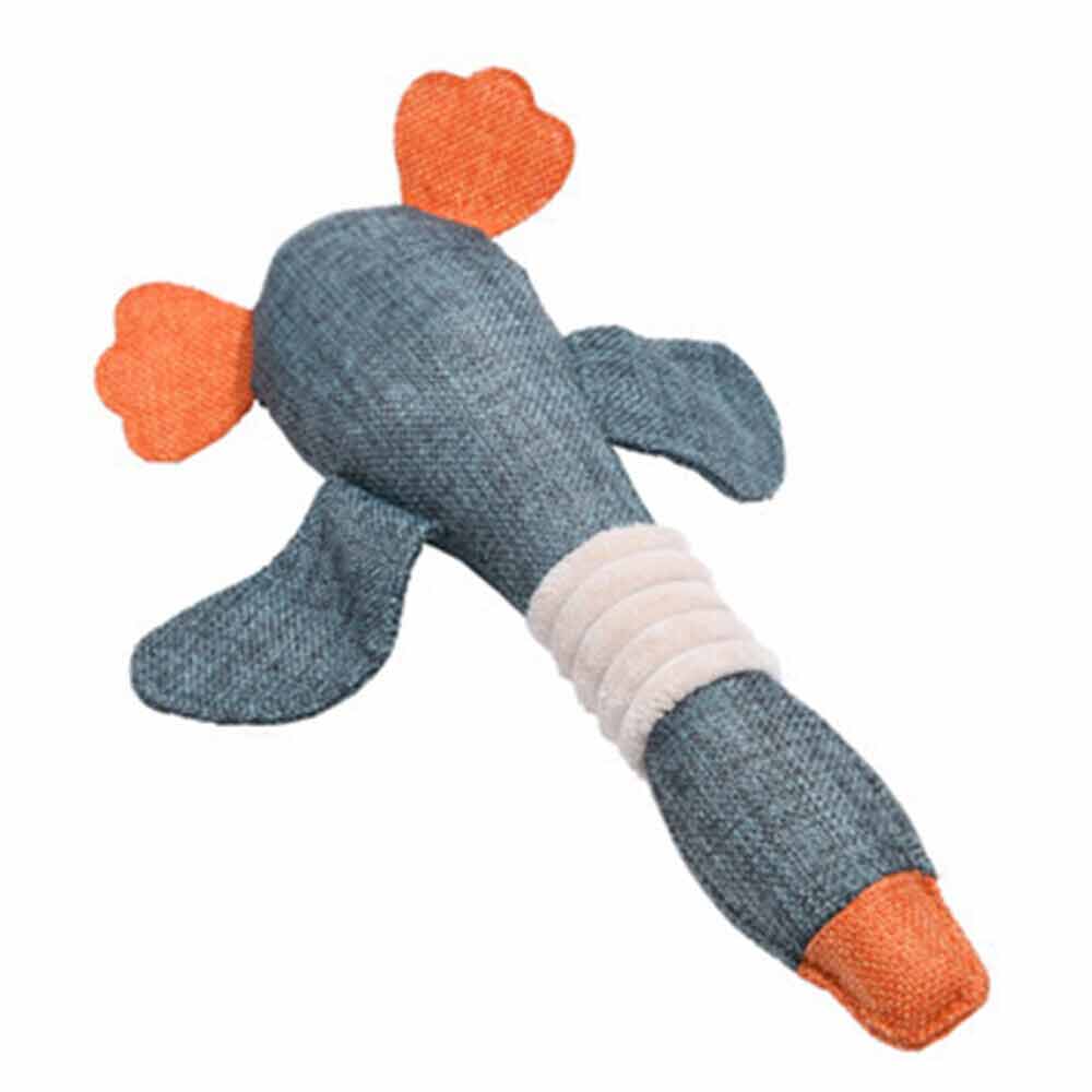 Crinkle Rope Plush Puppy Pet Chew Toy Rope Squeaker Squeaky Teething Dog Toys
