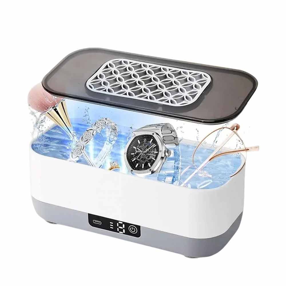 Portable Ultrasonic Cleaner – USB Rechargeable for Jewellery, Watches & Glasses