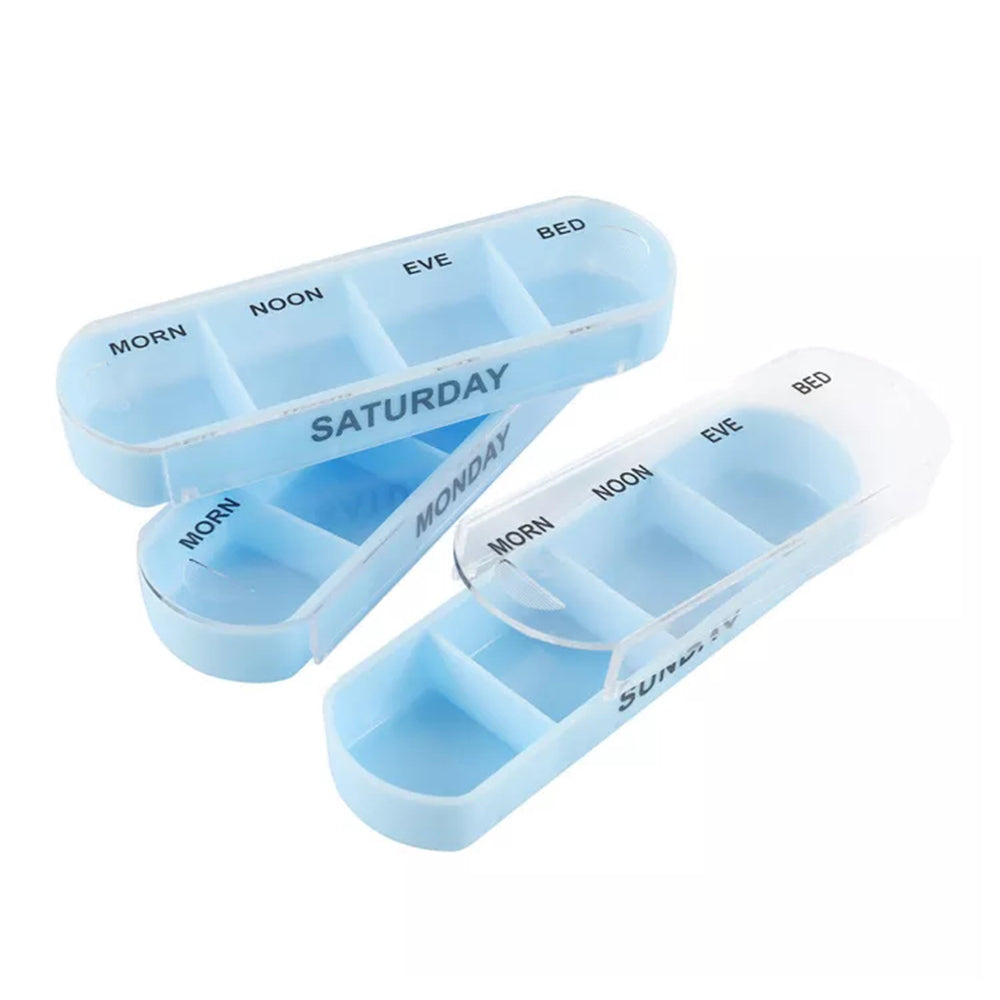 7 Day Pill Box Medicine Tablet Dispenser Organizer Weekly Storage Case