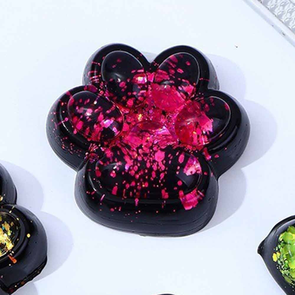 Dark Starry Sky Series Cat Claw Squishy Fidget Toy – Squeeze Cat Paw for Stress Relief