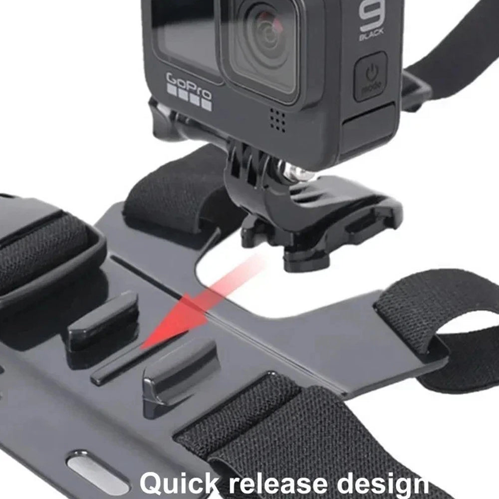 5pcs Chest Mount Harness Strap Action Camera Phone Holder POV for Mobile Phone EM