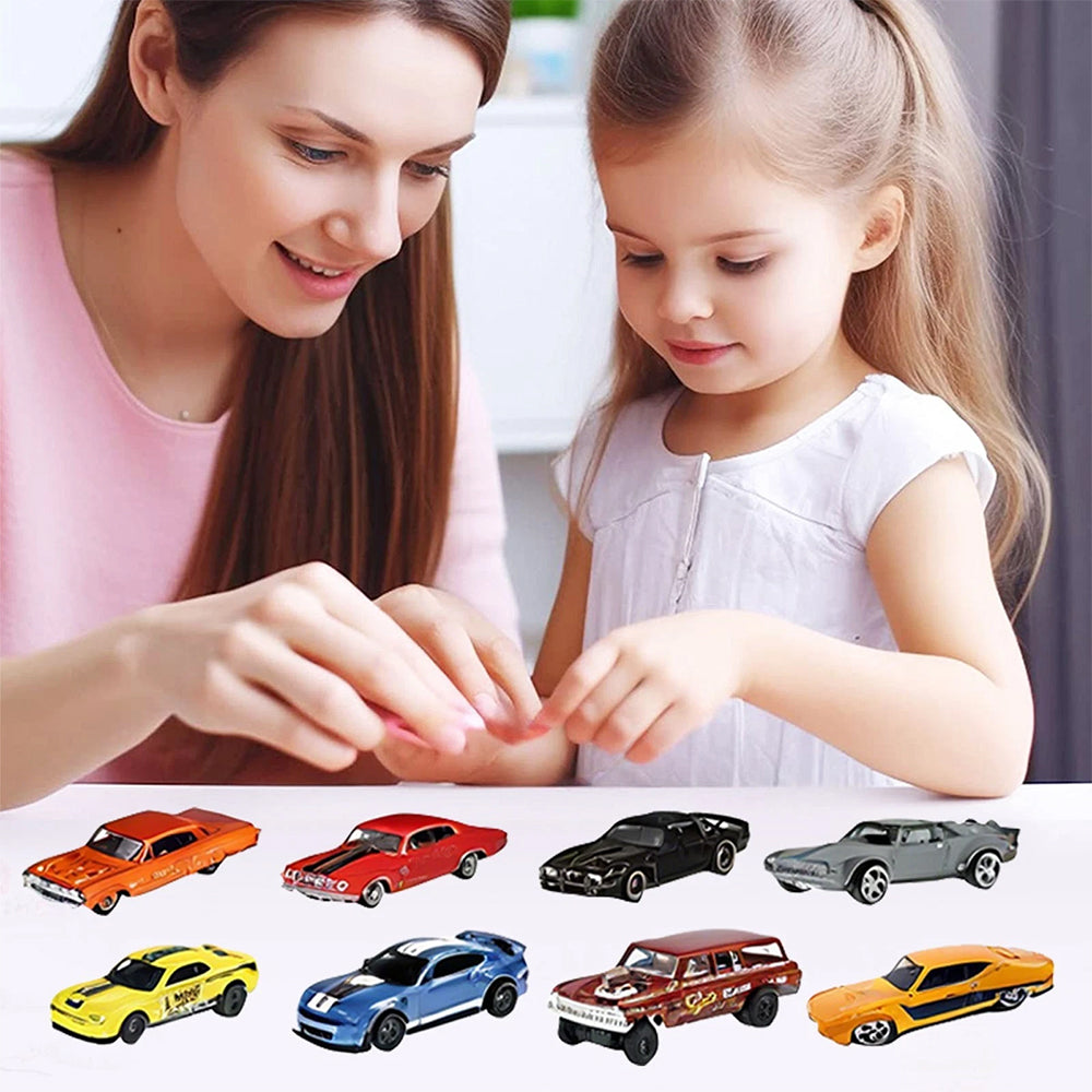 Hot Wheels 2026 Muscle Advent Calendar 2D- 24 Days of Mini Toy Cars  Acrylic Trim