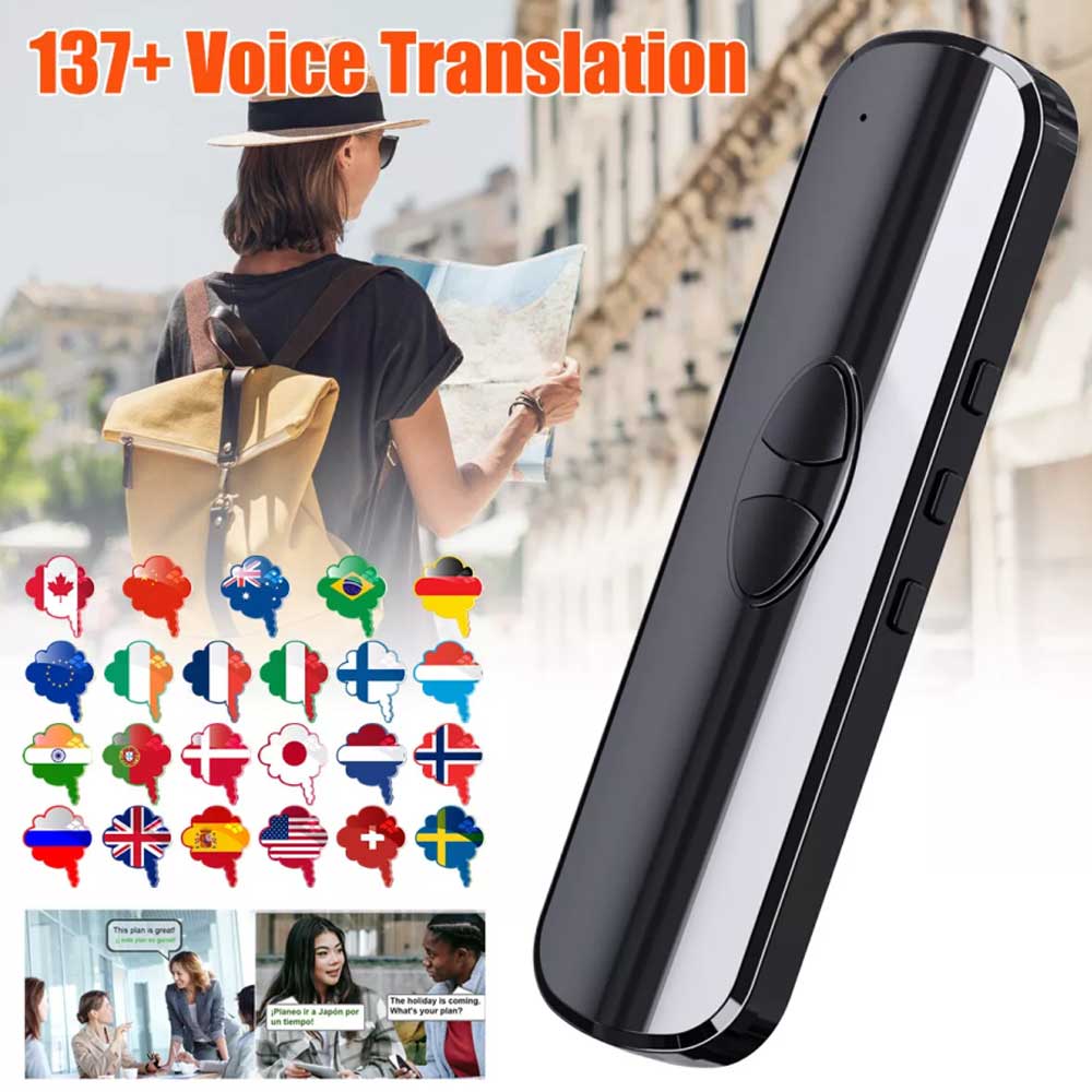 Smart Translator Text Reading Pen 137+ Voice Language Two-Way Translation Device