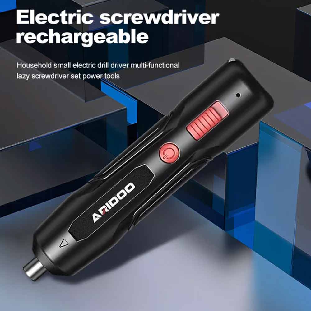 Mini Rechargeable Cordless Electric Screwdriver Drill USB Charging Power Tool