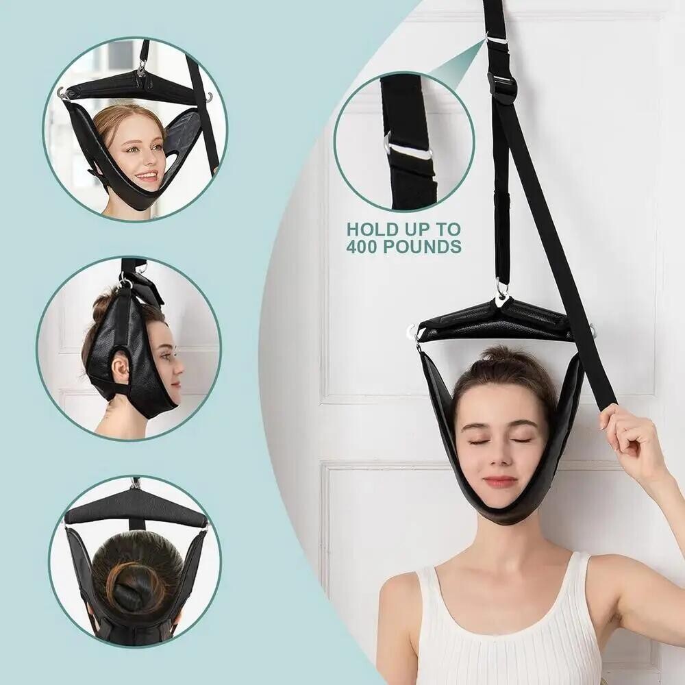 Pain Relief Neck Traction-Device Head Hammock Cervical Massager Comfortable New