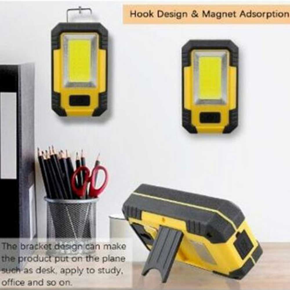 Work Light RECHARGEABLE COB LED Workshop Workbench Magnetic Mechanic Boat 1200Lm