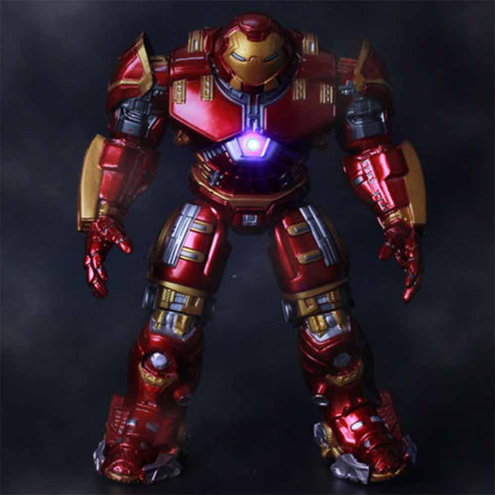 LED Iron Man Avenger Age of Ultron HULKBUSTER Action Figure Doll Kid Toy