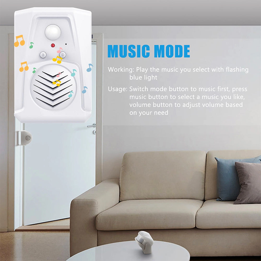 Motion Sensor MP3 Audio Player – Infrared Welcome Music Sound, Loud Speaker, Mini
