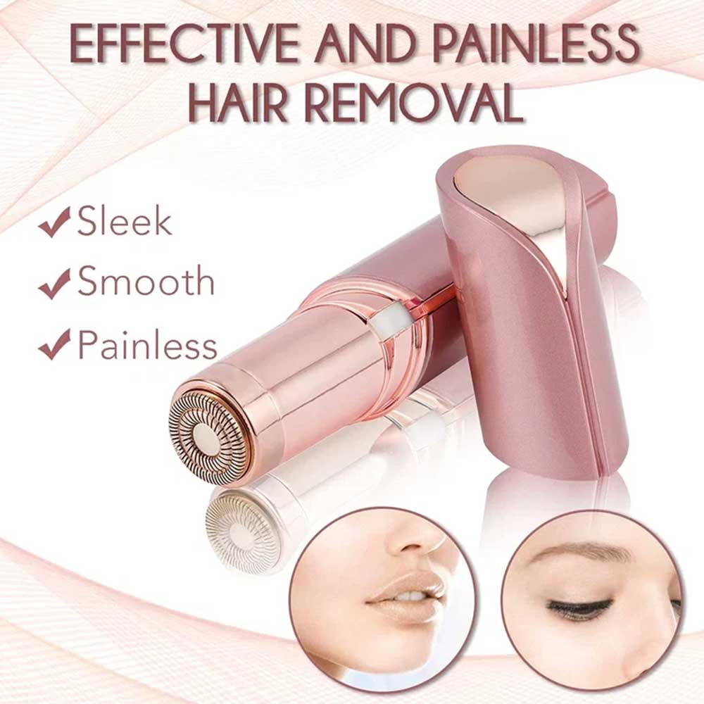 Portable Rechargeable Painless Facial Hair Remover Discreet Pocket Epilator