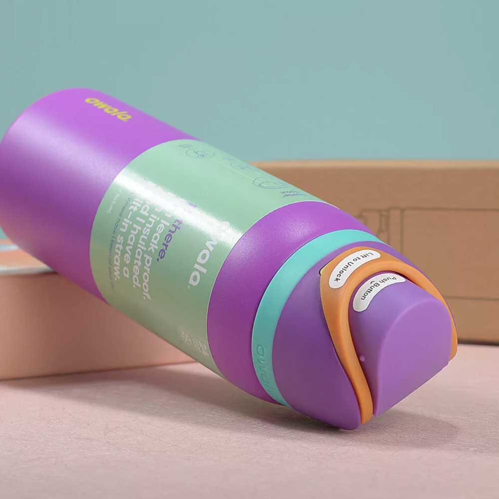 1X Random Owala  FreeSip Stainless Steel Water Bottle Insulated Sports Portable