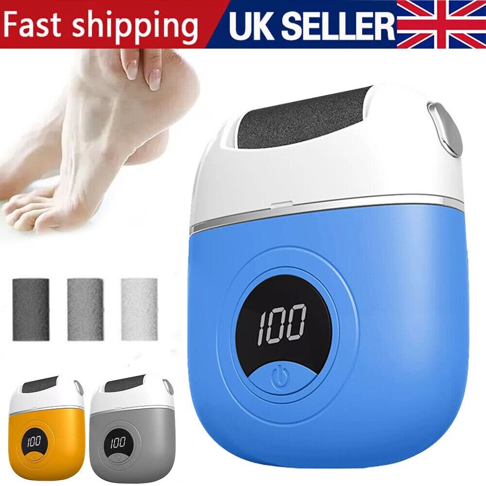 Professional Electric Foot Grinder File Callus Dead Skin Remover Pedicure Tool Free Tips