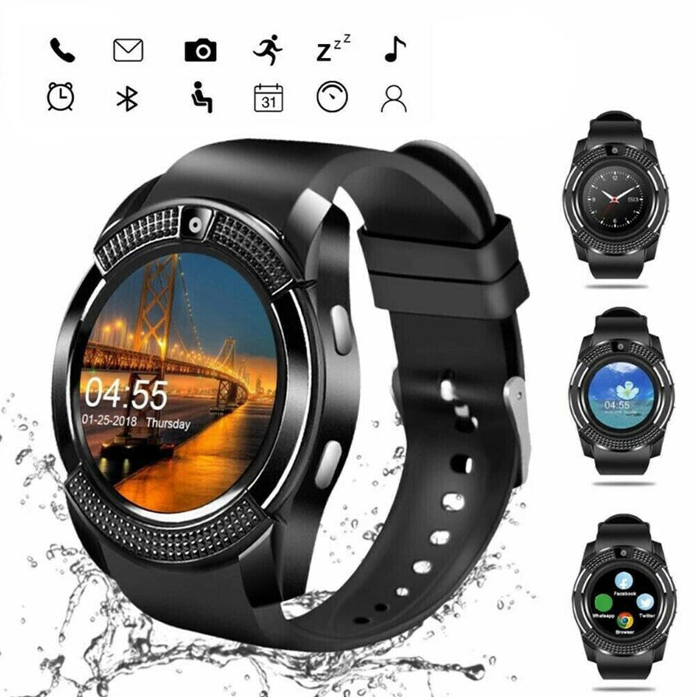 Smart Watch for Women Men Fitness Tracker 3D Screen Bluetooth Call Waterproof