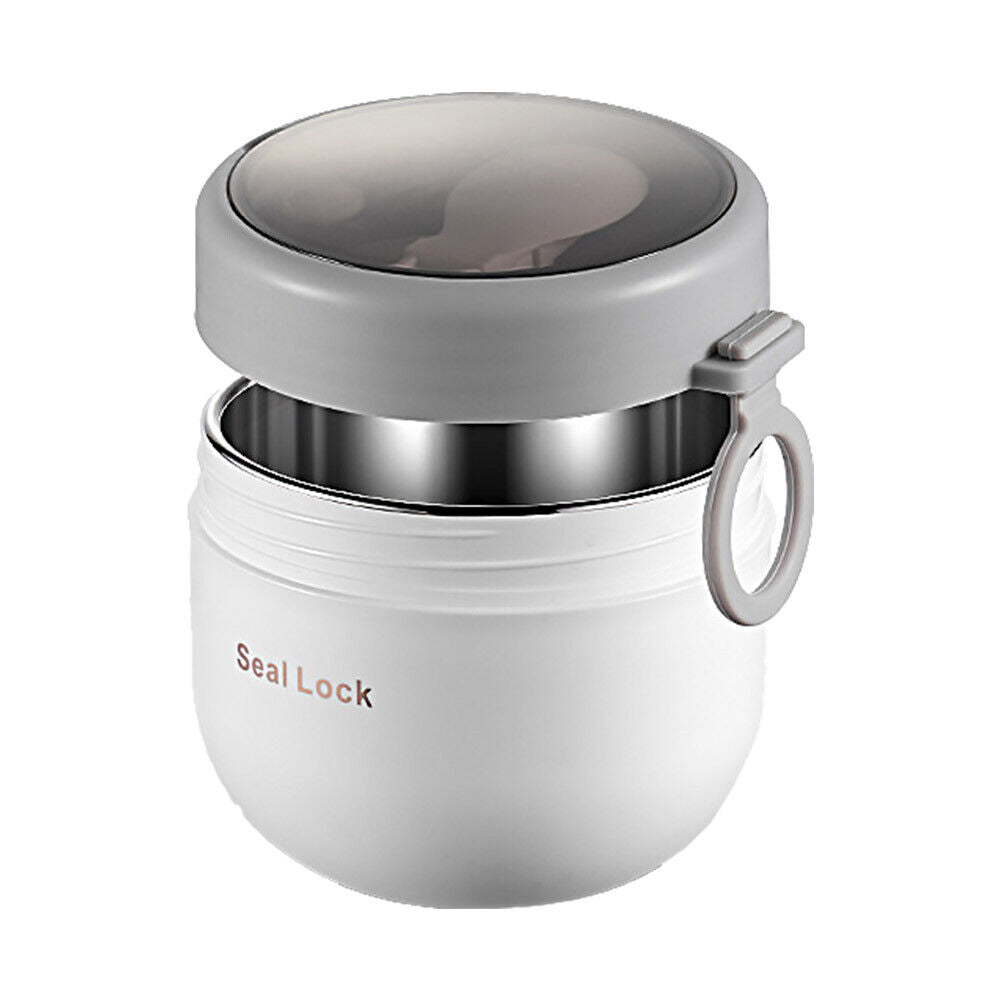 Stainless Steel 600ml Lunch Box Thermos Food Flask Insulated Food Soup Jar
