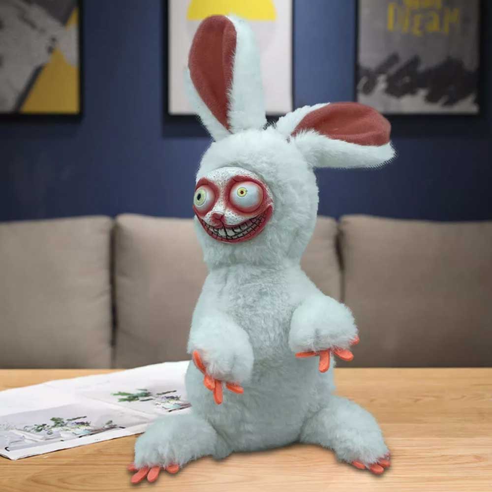 Crazy Bunny Plush Stuffed Doll Toy Cartoon Horro Halloween Party Scary Easter