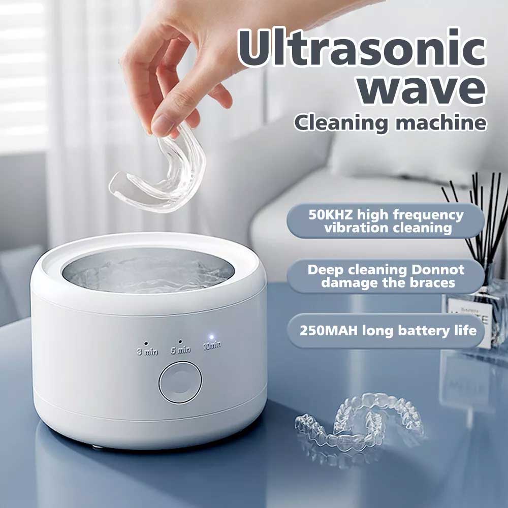 Portable Ultrasonic Jewelry Cleaner 45KHz Ultrasonic Retainer Cleaning Machine
