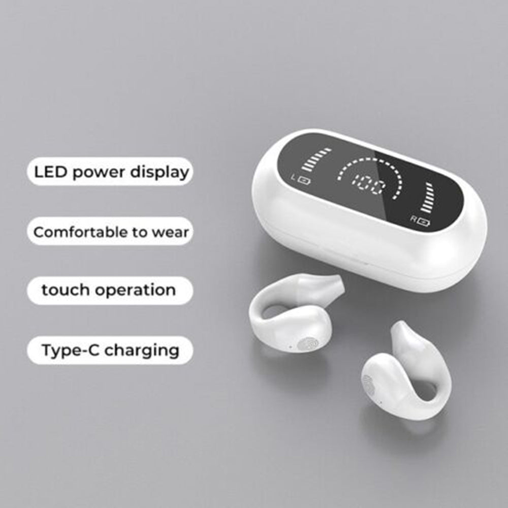NEW Bone Conduction Earphone Bluetooth Wireless Headphones Sports Headsets