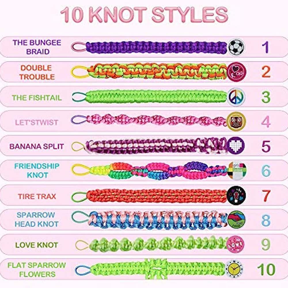 Friendship Bracelet Making Kit for Kids Girls Friendship DIY Bracelet Craft Toys