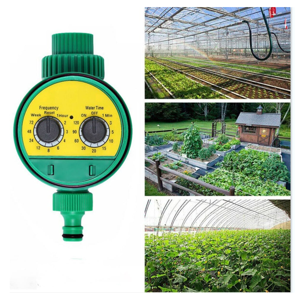 Automatic Water Tap Dual DIP Timer Garden Hose Watering Irrigation Controller
