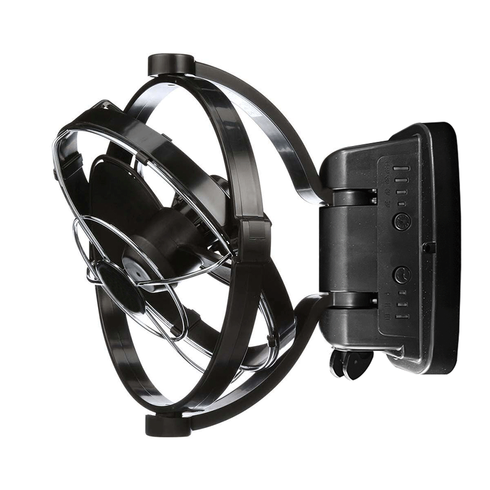 12V 24V Caravan Fan Camping Trailer RV Boat Design 360° with Remote Control