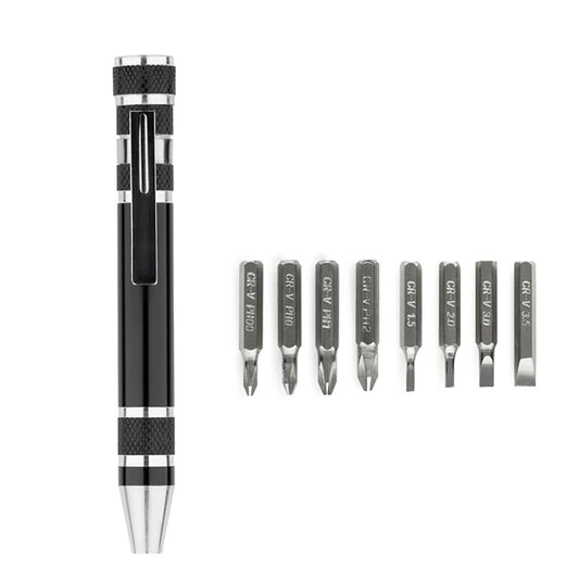 8-in-1 Magnetic Precision Pen Screwdriver Set – Portable Pocket Repair Tool for Watch, Glasses, Laptop & Electronics