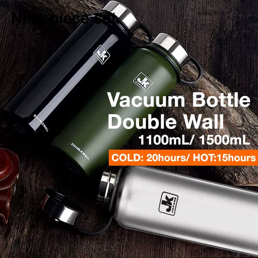 1100mlStainless Steel Water Bottle Double Wall Insulated Drink Flask AU