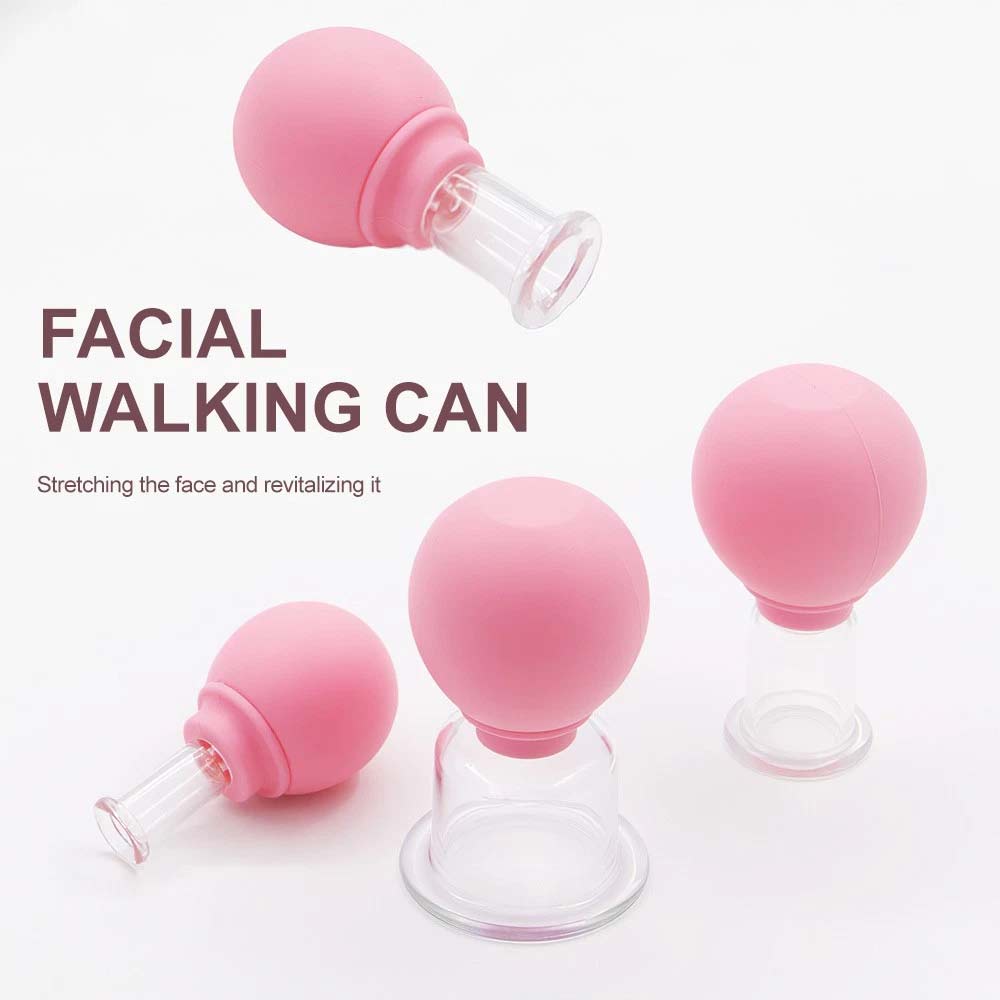 Facial Cupping Set 4PCS - Face Massage Skincare Tool, Cupping Glass for Skin Revitalize