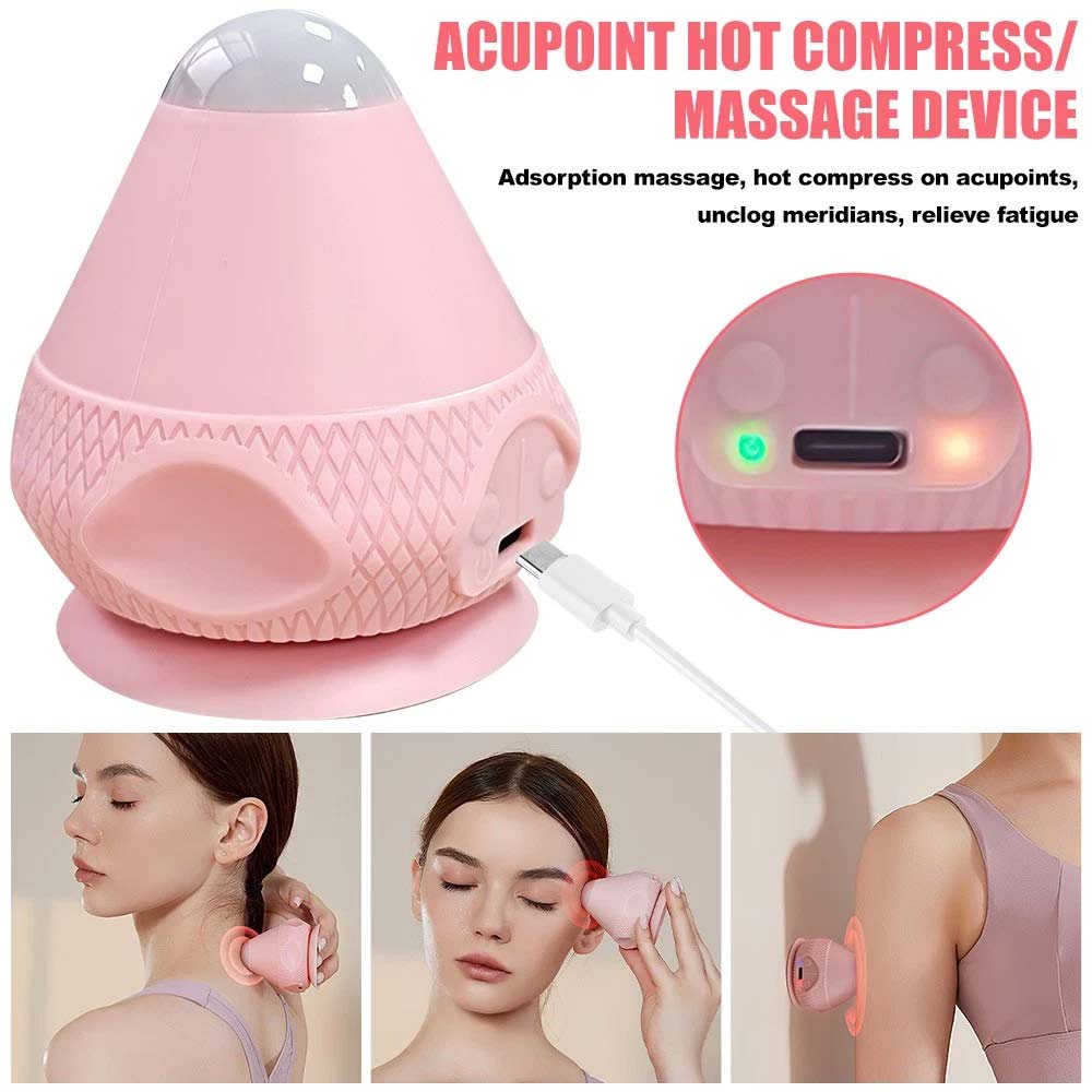 Electric Fascia Training Massage Ball - Vibrating Deep Tissue & Heat Massager