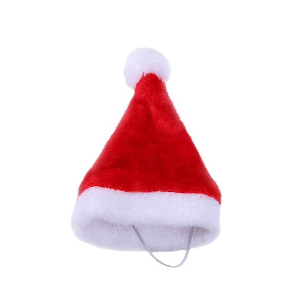 Christmas Santa Dog Hat Set – 2PCS Lightweight Pet Costume Caps