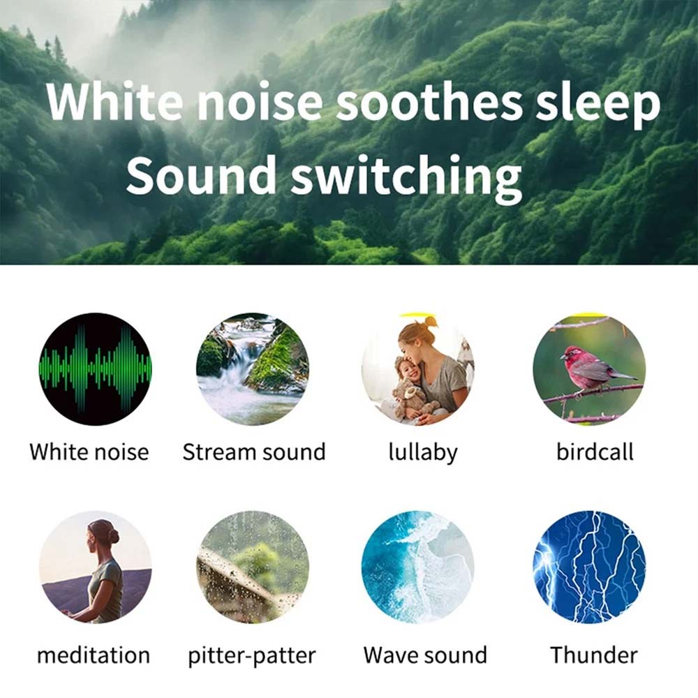 5.3 Bluetooth Sleep Speaker - Bone Conduction with Noise Reduction & TF Card