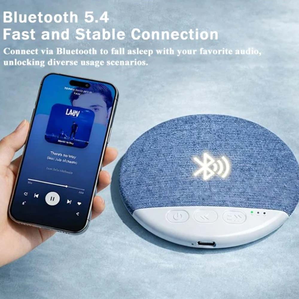 Under Pillow Speaker for Sleeping - Wireless Bone Conduction Speaker with Timer