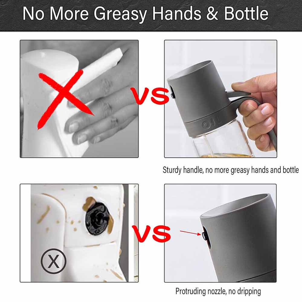 250ml Olive Oil Sprayer Dispenser Mister Cooking Baking BBQ Spray Bottle Kitchen
