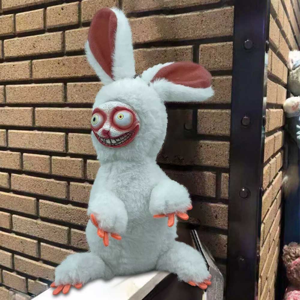 Crazy Bunny Plush Stuffed Doll Toy Cartoon Horro Halloween Party Scary Easter
