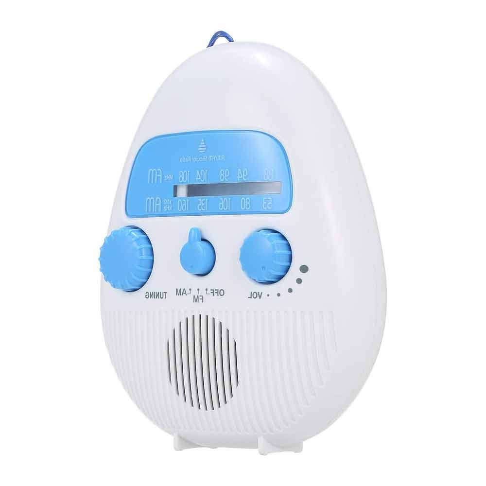 Portable Waterproof Music Shower Radio FM AM Electronic Bathroom Bath